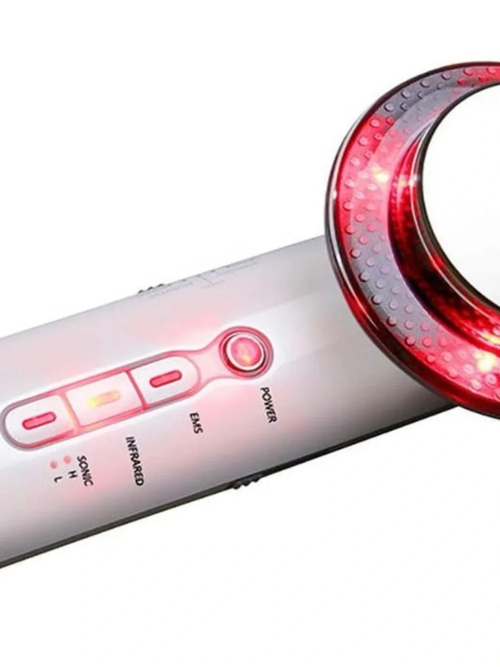 Ultrasonic three-in-one massage beauty device ultrasound/infrared physiotherapy
